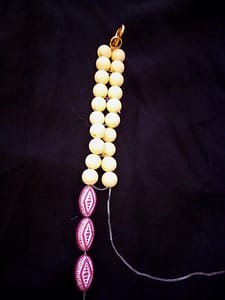 Pink beads