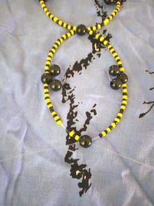 Beads with a necklace 