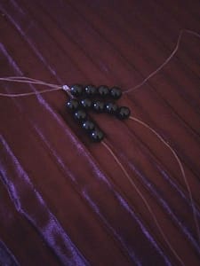 Black beads