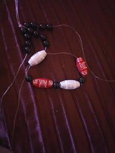 White bead