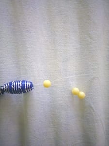 Passing threads through beads