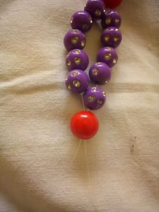 Glittering necklace pattern one