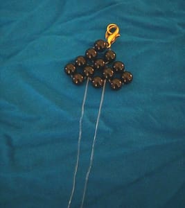 The beads are now binded photos