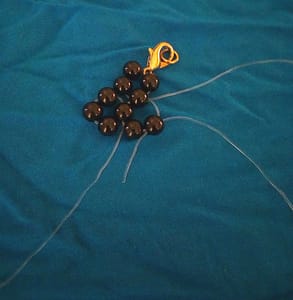 Right string in a bead photos