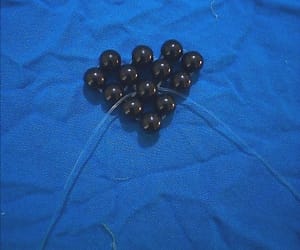Making of earrings 