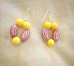 A pair of earrings 
