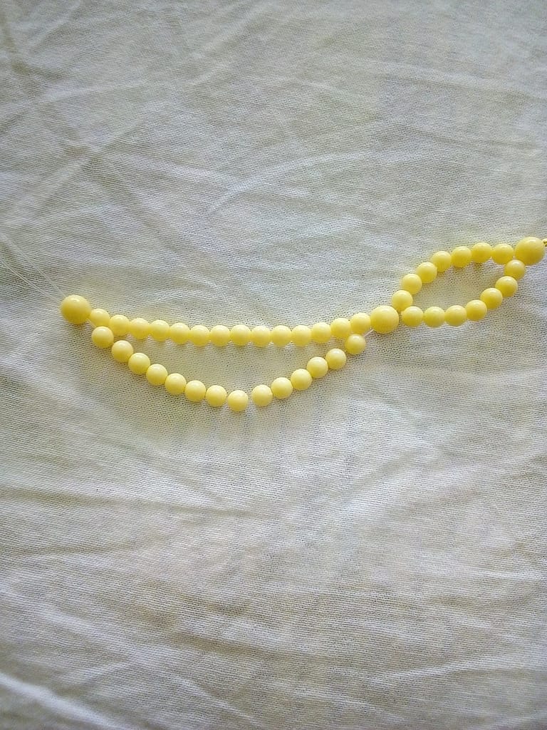 Bead jewelry tutorial necklace 